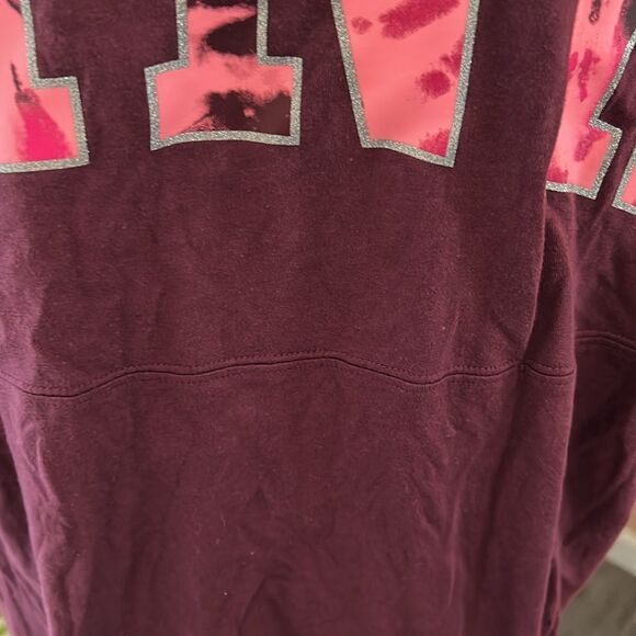 Victoria's Secret PINK Oversized
Dog Cotton T Shirt, Size Large, Maroon, NWT - Picture 5 of 11